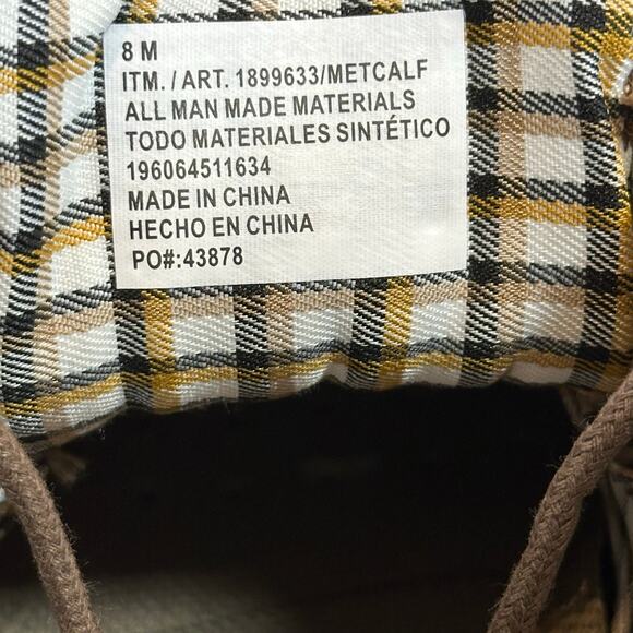 Buffalo David Bitton Men's Metcalf Brown Chukka Boots Size 8 - Picture 8 of 9